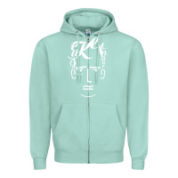 Seafoam jack kerouac Zipper Hoodie - artisFamous