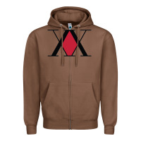 Chestnut x hunter x Zipper Hoodie - artisFamous