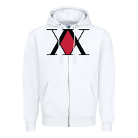 White x hunter x Zipper Hoodie - artisFamous
