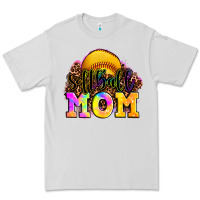Dove Grey softball mom Premium Tee - OliviaCreatesArt