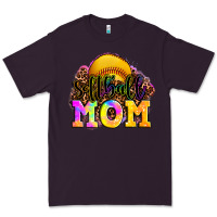 Plum softball mom Premium Tee - OliviaCreatesArt