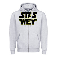 Heather Grey Stas Wey Zipper Hoodie - artisFamous