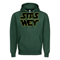 Sports Green Stas Wey Zipper Hoodie - artisFamous