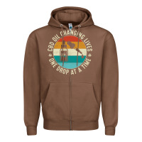 Chestnut CBD Oil Changing Lives Zipper Hoodie - artisFamous