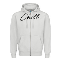 Dove Grey chill Zipper Hoodie - artisFamous
