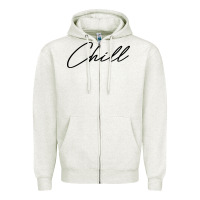 Oatmeal Heather chill Zipper Hoodie - artisFamous