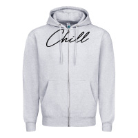 Heather Grey chill Zipper Hoodie - artisFamous
