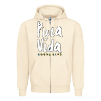 Sandshell costa rica pura vida Zipper Hoodie - artisFamous