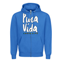 True Royal costa rica pura vida Zipper Hoodie - artisFamous