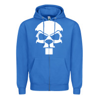 True Royal crazy beaver skull Zipper Hoodie - artisFamous