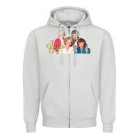 Dove Grey The Golden Girls Zipper Hoodie - artisFamous