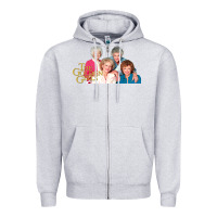 Heather Grey The Golden Girls Zipper Hoodie - artisFamous