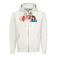Oatmeal Heather The Golden Girls Zipper Hoodie - artisFamous