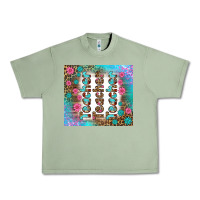 Oil Green teacher gemstone and pink flower tumbler Urban Heavy Tee - BundleAndBundleShop