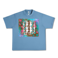 Pebble Blue teacher gemstone and pink flower tumbler Urban Heavy Tee - BundleAndBundleShop