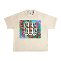 Sandshell teacher gemstone and pink flower tumbler Urban Heavy Tee - BundleAndBundleShop