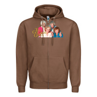 Chestnut The Golden Girls Zipper Hoodie - artisFamous