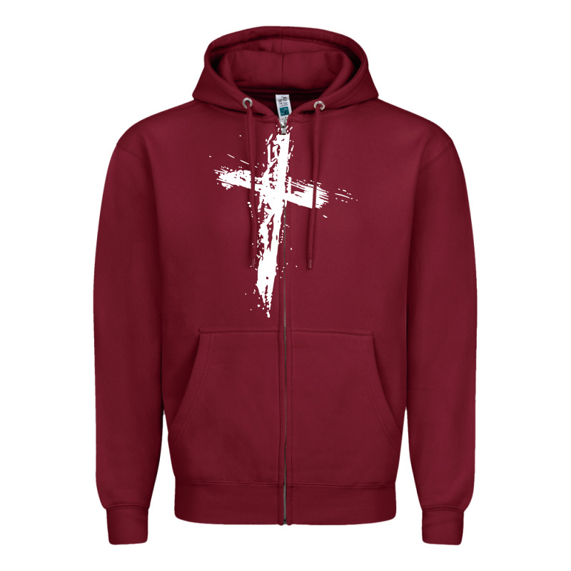Cross Zipper Hoodie by artisFamous | Teevron