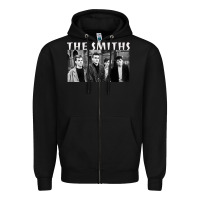 Black The Smiths Zipper Hoodie - artisFamous