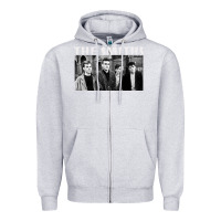 Heather Grey The Smiths Zipper Hoodie - artisFamous