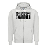 Dove Grey The Smiths Zipper Hoodie - artisFamous