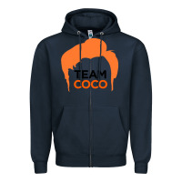 Navy Team Coco Zipper Hoodie - artisFamous