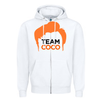 White Team Coco Zipper Hoodie - artisFamous