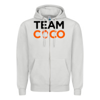 Dove Grey Team Coco Zipper Hoodie - artisFamous