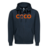 Navy Team Coco Zipper Hoodie - artisFamous