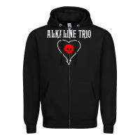 Black alkaline music Zipper Hoodie - artisFamous