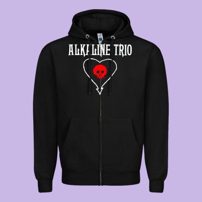 Alkaline Music Zipper Hoodie Designed By Artisfamous