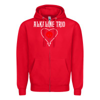 Red alkaline music Zipper Hoodie - artisFamous