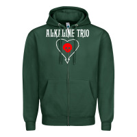 Sports Green alkaline music Zipper Hoodie - artisFamous