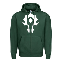 Sports Green horde symbol Zipper Hoodie - artisFamous