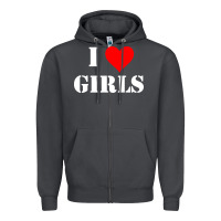 Smoke i love girls Zipper Hoodie - artisFamous