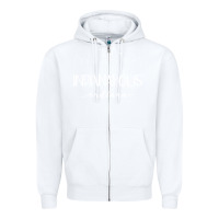 White indiana Zipper Hoodie - artisFamous