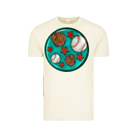 Vintage Arctic baseball with sunflower round earrings Vintage Tee - BundleAndBundleShop