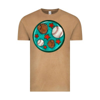 Vintage Camel baseball with sunflower round earrings Vintage Tee - BundleAndBundleShop