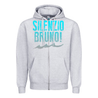 Heather Grey luca silenzio bruno! Zipper Hoodie - artisFamous
