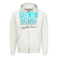 Oatmeal Heather luca silenzio bruno! Zipper Hoodie - artisFamous