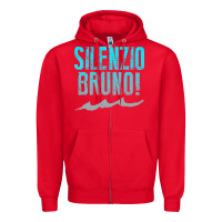 Red luca silenzio bruno! Zipper Hoodie - artisFamous