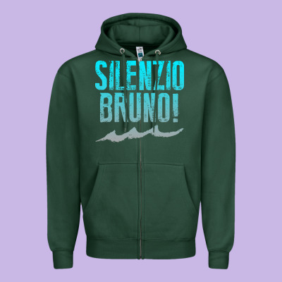 Luca Silenzio Bruno! Zipper Hoodie Designed By Artisfamous