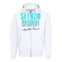 White luca silenzio bruno! Zipper Hoodie - artisFamous