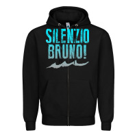 Black luca silenzio bruno! Zipper Hoodie - artisFamous