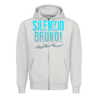 Dove Grey luca silenzio bruno! Zipper Hoodie - artisFamous
