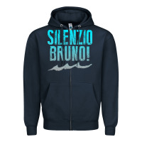 Navy luca silenzio bruno! Zipper Hoodie - artisFamous