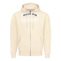 Sandshell World's Best Mamaw Ever Zipper Hoodie - artisFamous