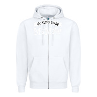 White World's Best Mamaw Ever Zipper Hoodie - artisFamous