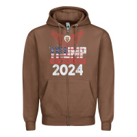 Chestnut trump 2024 take america back Zipper Hoodie - artisFamous