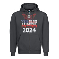 Smoke trump 2024 take america back Zipper Hoodie - artisFamous